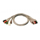 Mindray 5 Lead ECG Snap Lead Wires - 24in. -  0012-00-1261-02