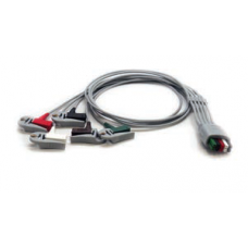 Mindray 5 Lead Mobility ECG Pinch Clip Lead Wires - 24in. -  0012-00-1514-02