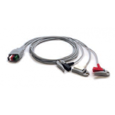 Mindray 3 Lead Mobility ECG Pinch Clip Lead Wires - 36in. -  0012-00-1514-06
