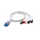 Mindray 5 Lead Disposable ECG Snap Lead Wires - 24in. -  040-000746-01